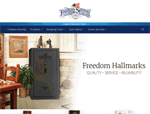 Tablet Screenshot of freedomsafes.com